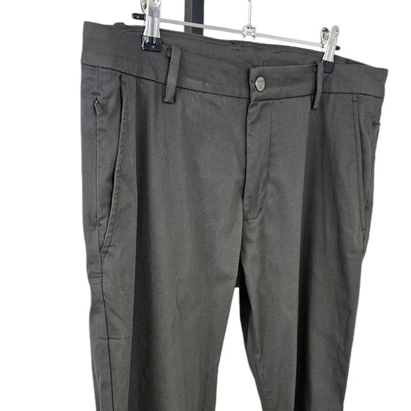 Birddogs Mens Stretch Comfort Khakis Grey Size 34 Built In Liner Slim Fit - Picture 7 of 8